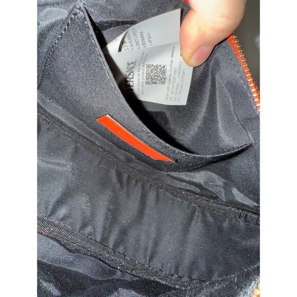 versace lamb skin quilted gold medusa coral crossbody bag - Picture 7 of 8